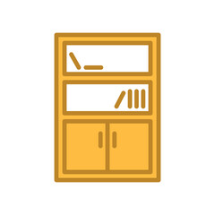 bookshelf vector design template elegant style