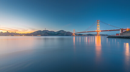 Golden Gate Bridge at Sunset