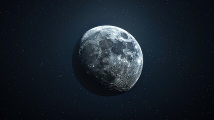 Obraz premium earth and moon