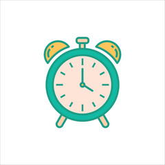 alarm clock icon vector design template elegant style