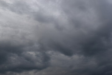 Obraz premium blue sky and white cloud background, cloudy in rainny season