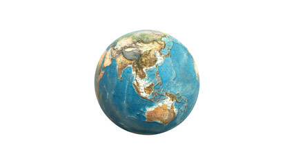 Fototapeta premium Globe on white background