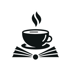 Elegant Coffee Logo Silhouette Vector for Cafes and Coffee Shops