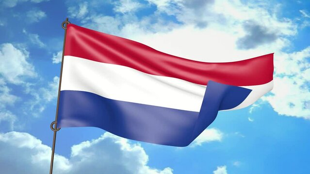 BANDERA PA&Iacute;SES BAJOS ONDEANDO