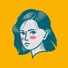 Character design avatar flat minimalist 10