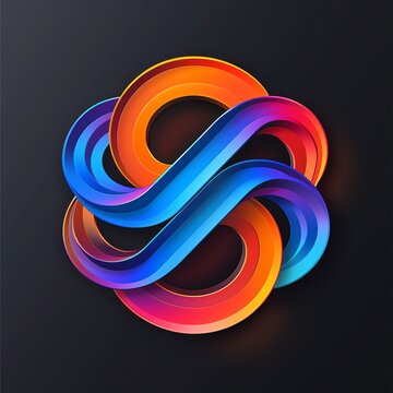 Minimalistic dsd symbol icon with sleek design and vibrant colors