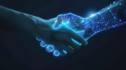 handshake as a collaboration between humans and technology