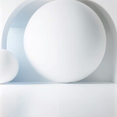 white  ball frame