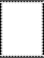 Border frame for back to school 