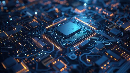 Technology and connection 4k wallpaper