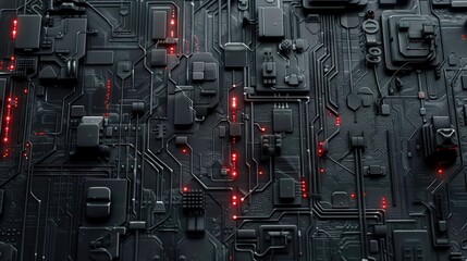 Technology and connection 4k wallpaper