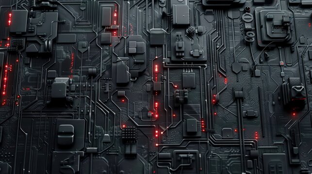 Technology and connection 4k wallpaper