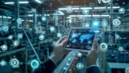 Manufacturing and industry with advanced AI-based automated machines