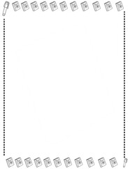 border frame for back to school