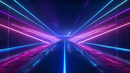 Neon abstract background