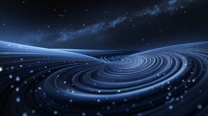 Fototapeta premium Cosmic waves, gravity, gravitation effect influence 