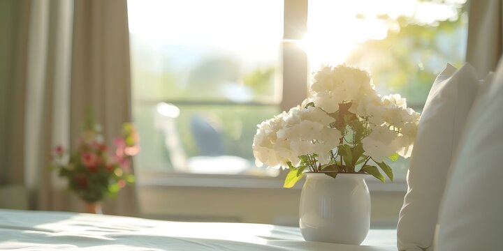 Tranquil Hospice Cozy Rooms, Gardens, and Compassionate End-of-Life Care. Concept Hospice Care, Tranquil Rooms, Cozy Gardens, Compassionate End-of Life Care, Supportive Environment