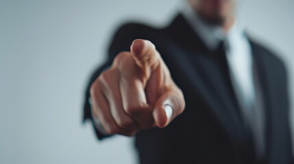 Gentleman in Suit Gesturing