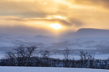 Fototapeta premium Kilpisjärvi, Enontekiö, Lapland, Finland