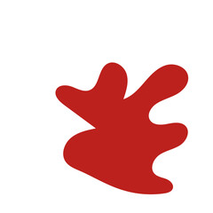 Red abstract shapes vector 