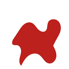 Red abstract shapes vector 