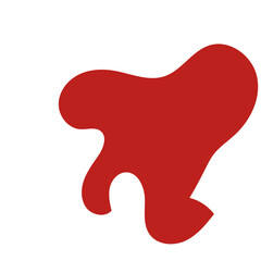 Red abstract shapes vector 