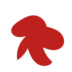 Red abstract shapes vector 