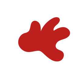 Obraz premium Red abstract shapes vector 