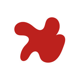 Red abstract shapes vector 