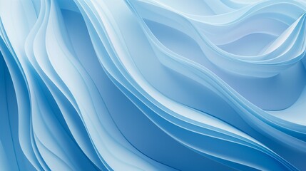 Blue wave abstract background