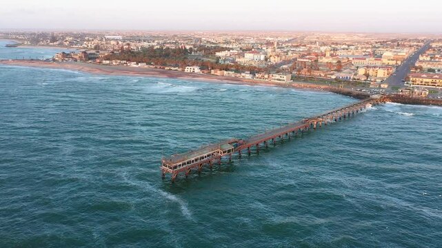 Swakopmund Pier Drone Orbit