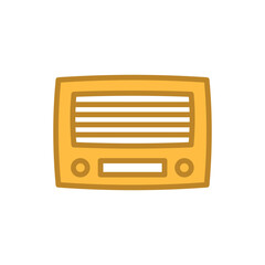 radio icon vector design template elegant style