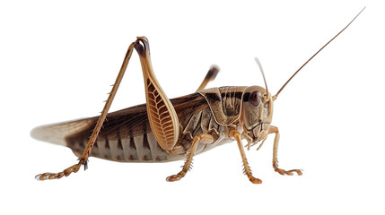 grasshopper isolated on white background