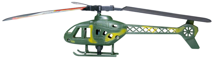 helicopter toy on transparent background