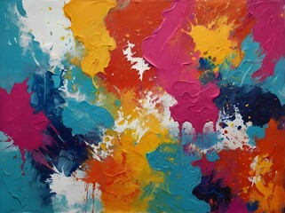 abstract painting colorful background