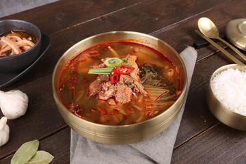 Korean Healthy Food. Korea Cuisine. Fresh Ingredients.