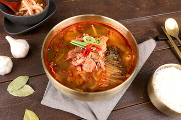 Korean Healthy Food. Korea Cuisine. Fresh Ingredients.