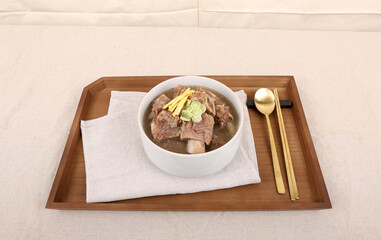 Korean Healthy Food. Korea Cuisine. Fresh Ingredients.