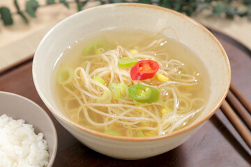Korean Healthy Food. Korea Cuisine. Fresh Ingredients.