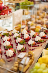 Appetizing strawberry desserts