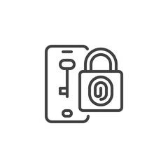 MFA, Multi-Factor Auth line icon