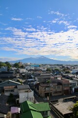 酒田市からの鳥海山（山形県・酒田市）