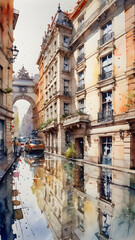 Fototapeta premium Create an image that plays with reflections in water, glass, or mirrors.