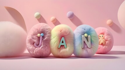 Fluffy Monthly Letter JAN