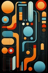 Obraz premium Vintage Inspiration Designing Retro Pattern Backgrounds