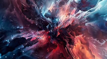 Obraz premium futuristic abstract wallpaper