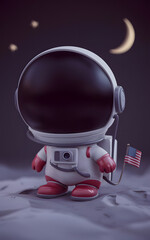 3D astronaut