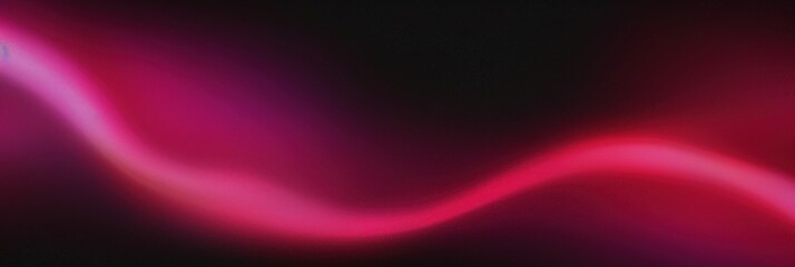 Fototapeta premium Abstract Red Light Trail On Black Background