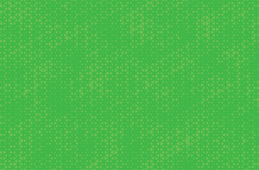 Triangle halftone vector background. Green halftone pattern. Abstract geometric dots background. Pop Art comic gradient black white texture. Vector illustration.