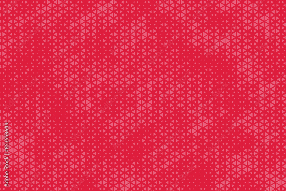 Aufkleber Triangular Halftone Texture Retro wave Vector Geometric Technology Abstract Background. Half Tone Triangles Retro  Crimson Red Colored Pattern. Minimal 80s Style Dynamic Tech Structure Wallpaper
